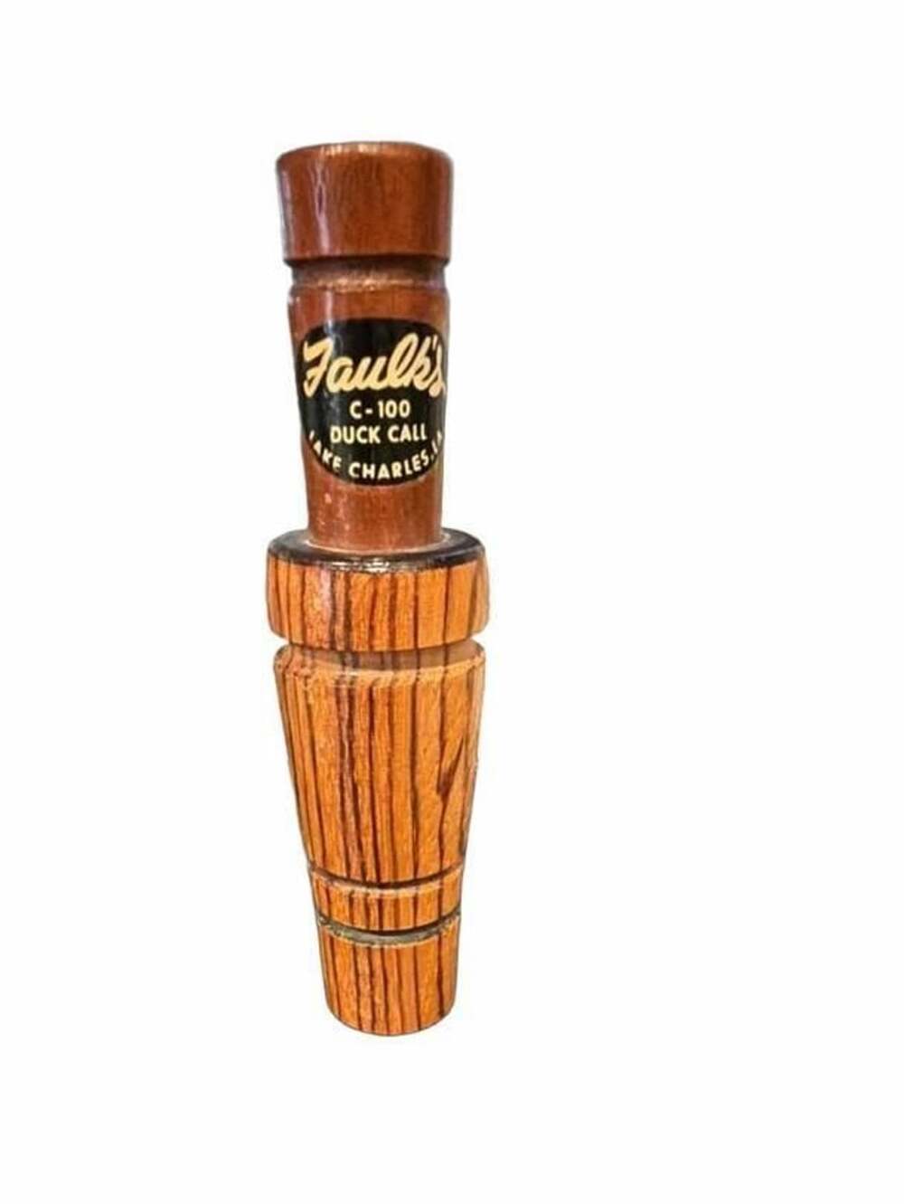 Faulk's C-100 Duck Call Wood Lake Charles